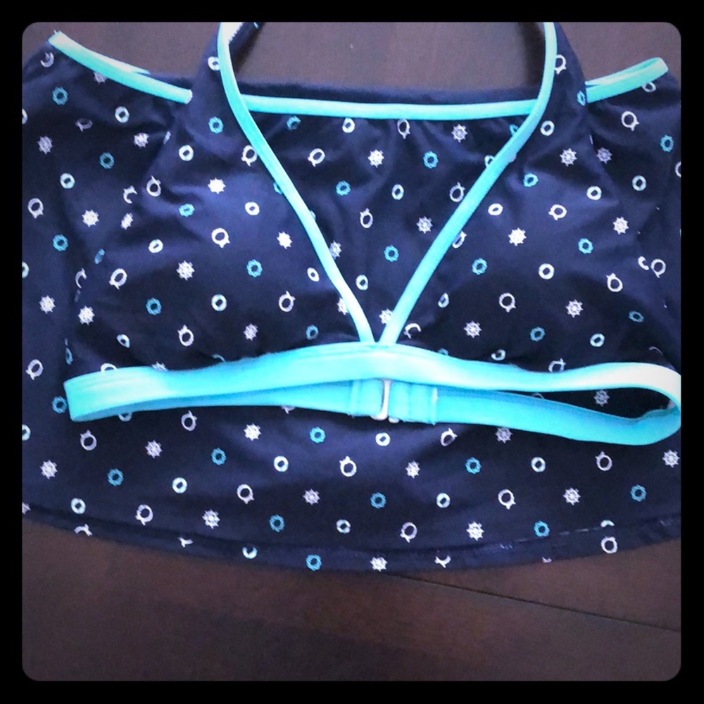 Nautical two piece bikini.